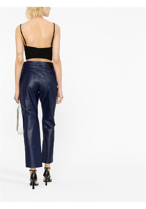 Blue straight-leg trousers - women PROENZA SCHOULER WHITE LABEL | WL2326100402